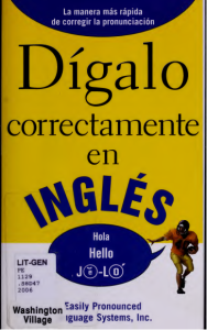 Dígalo Correctamente en Inglés